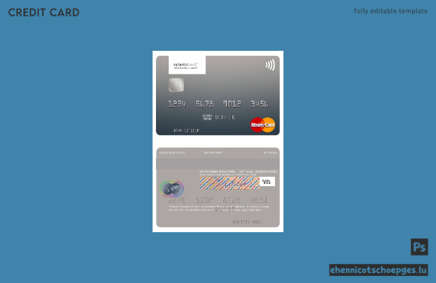 Liechtenstein Valartis Bank Mastercard Beispielvorschau